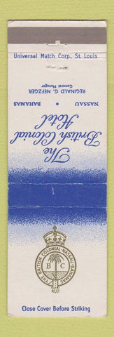 Matchbook Cover - British Colonial Hotel Nassau Bahamas
