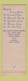 Matchbook Cover - British Colonial Hotel Nassau Bahamas