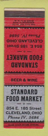 Matchbook Cover - Standard Food Market Grocery Cleveland OH