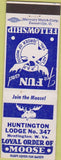 Matchbook Cover - Matchbook Cover Moose Lodge Huntington WV