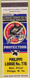 Matchbook Cover - Matchbook Cover Moose Lodge Philippi WV