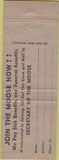 Matchbook Cover - Matchbook Cover Moose Lodge Philippi WV