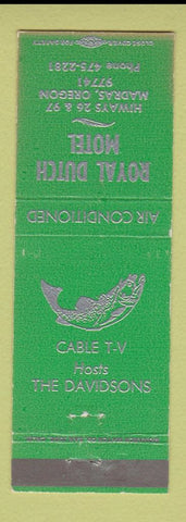 Matchbook Cover - Royal Dutch Motel Madras OR