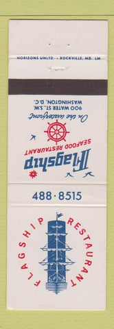 Matchbook Cover - Flagship Seafood Restaurant Washington DC