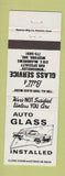 Matchbook Cover - Bill's Auto Glass Medford OR
