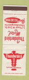 Matchbook Cover - Thunderbird Motel Tifton GA WORN