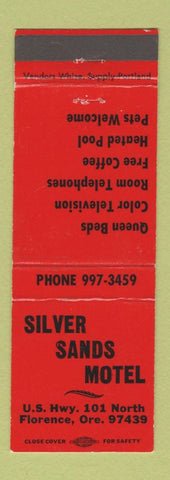 Matchbook Cover - Silver Sands Motel Florence OR