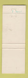 Matchbook Cover - Chris Leone's Fireside Restaurant Salem NH