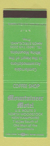 Matchbook Cover - Mountaineer Motel North Woodstock NH