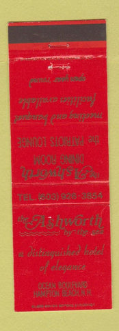 Matchbook Cover - Ashworth by the Sea Hampton Beach NH