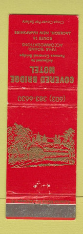 Matchbook Cover - Covered Bridge Motel Jackson NH