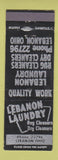 Matchbook Cover - Lebanon Laundry Lebanon OH