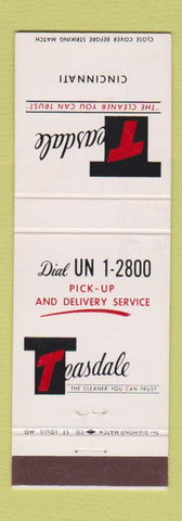 Matchbook Cover - Teasdale Cleaners Cincinnati OH