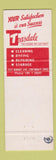 Matchbook Cover - Teasdale Cleaners Cincinnati OH