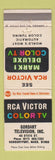 Matchbook Cover - RCA Victor TV Gordart Newburyport MA