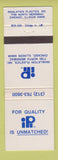 Matchbook Cover - Inhalation Plastics Chicago IL WEAR