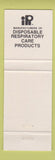 Matchbook Cover - Inhalation Plastics Chicago IL WEAR