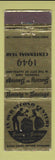Matchbook Cover - Society Savings Cleveland OH 1949