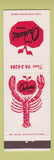 Matchbook Cover - Orchard Inn Towson MD