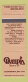 Matchbook Cover - Olympia Resort Spa Oconomowoc WI