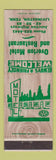Matchbook Cover - Overton Motel Restaurant Livingston TN