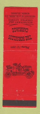 Matchbook Cover - Horseless Carriage Newark DE