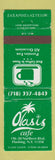 Matchbook Cover - Oasis Cafe Flushing NY WEAR