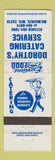 Matchbook Cover - Dorothy's Catering Service Milwaukee WI
