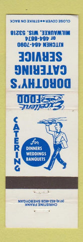 Matchbook Cover - Dorothy's Catering Service Milwaukee WI