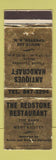 Matchbook Cover - Redstone Restaurant Chester NH WEAR