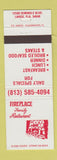 Matchbook Cover - Fireplace Family Restaurant Largo FL
