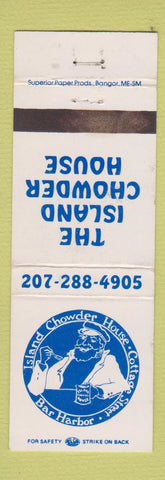 Matchbook Cover - Island Chowder House Bar Harbor ME