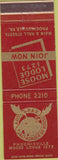 Matchbook Cover - Matchbook Cover Moose Lodge Phoenixville PA