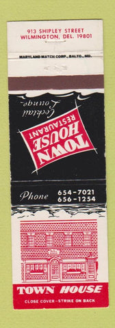 Matchbook Cover - Town House Restaurant Wilmington DE
