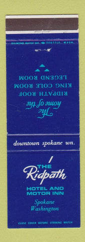 Matchbook Cover - Ridpath Hotel Motor Inn Spokane WA