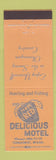 Matchbook Cover - Red Delicious Apple Motel Tonasket WA