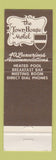 Matchbook Cover - Town House Motel Yakima WA