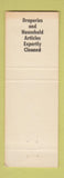 Matchbook Cover - Orchid Cleaners Dyers Long Beach CA