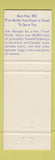 Matchbook Cover - H&H El Centro Motel Texaco oil gas Kadoka SD Best Western