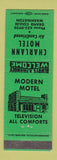 Matchbook Cover - Charlann Motel Grand Coulee WA