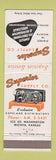 Matchbook Cover - Superior Supply Refrigeration Wichita KS