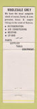 Matchbook Cover - Superior Supply Refrigeration Wichita KS
