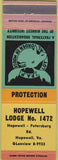 Matchbook Cover - Matchbook Cover Moose Lodge Hopewell VA