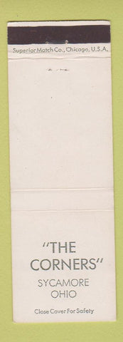 Matchbook Cover - The Corners Sycamore OH