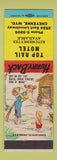 Matchbook Cover - Top Rail Motel Cheyenne WY hillbilly