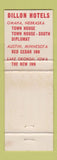 Matchbook Cover - Dillon's Diplomat Omaha NE WEAR