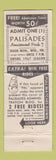 Matchbook Cover - WNEW Radio 1130 Palisades Park New York City WEAR