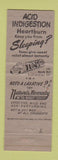 Matchbook Cover - Tums Antacid Fly Fishing Gray Hackle Orange Body