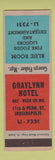 Matchbook Cover - Graylynn Hotel Indianapolis IN