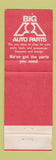 Matchbook Cover - Big A Auto Parts Golden Colorado
